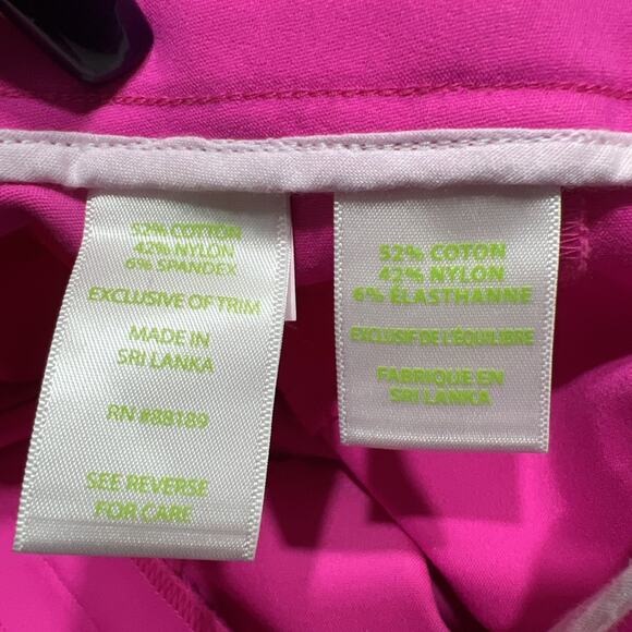 Lilly Pulitzer Worth Skinny Barbie Pink Stretch Pants Size 2 - Picture 9 of 13